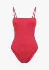 Eres Aquarelle One-piece Swimsuit In Coral