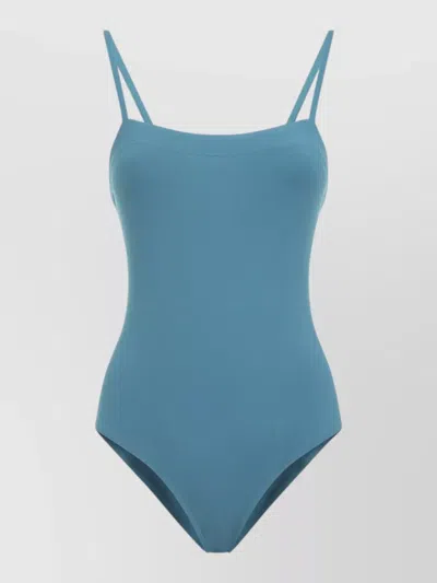 Eres Aquarelle One Piece Swimsuit Scoop Neckline In Blue