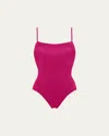 Eres Carnaval Twisted-straps Swimsuit In Sunset