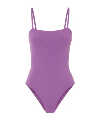 Eres Aquarelle Spaghetti-strap Swimsuit In Purple