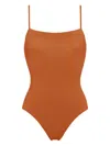 Eres Aquarelle One-piece Swimsuit In 褐色