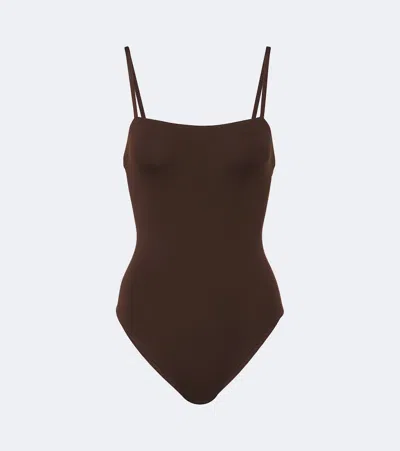 Eres Aquarelle Swimsuit In Brown