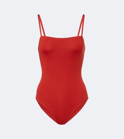 Eres Aquarelle Swimsuit In Red