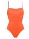 Eres Aquarelle Tank Swimsuit In Orange