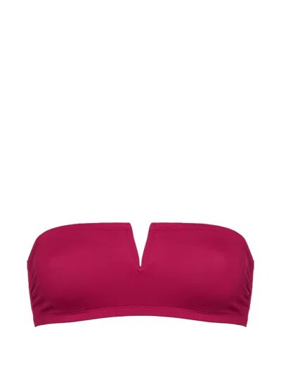 Eres Arcade Bandeau Bikini Top In Pink