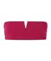Eres Arcade Strapless Bikini Top In Pink