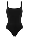 Eres Arnaque Square-neck Swimsuit In Black