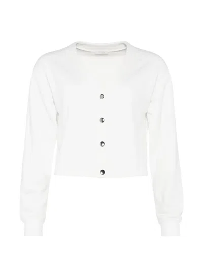 Eres Asher V-neck Cardigan In White