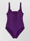 Eres 'asia' High-cut Legs Swimsuit With Scoop Neckline