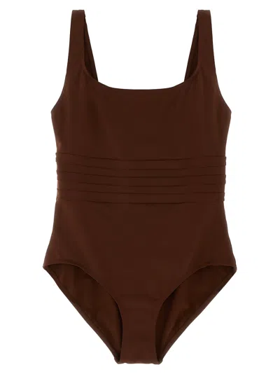 Eres Asia One-piece Swimsuit In Brown