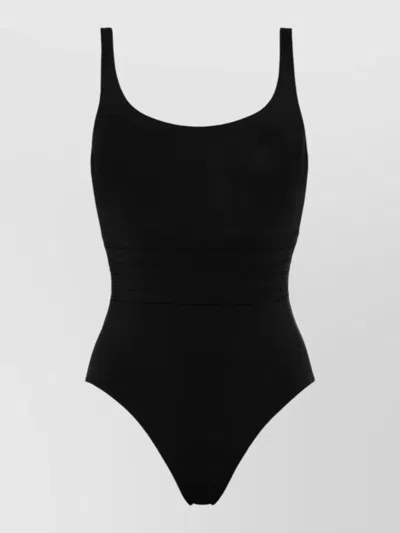Eres Asia Scoop Neck One Piece Swimsuit In Black
