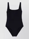 Eres Ribbed Scoop Neckline Wide Straps Swimsuit