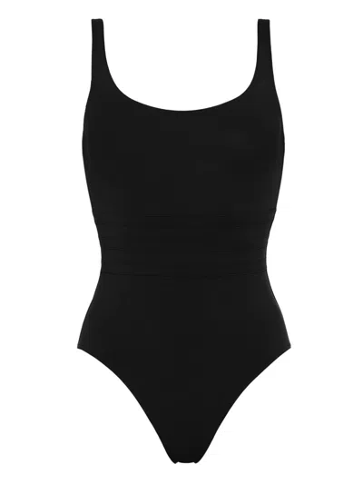 Eres Asia Scoop-neck One-piece Swimsuit With Waistband Detail In Ultra
