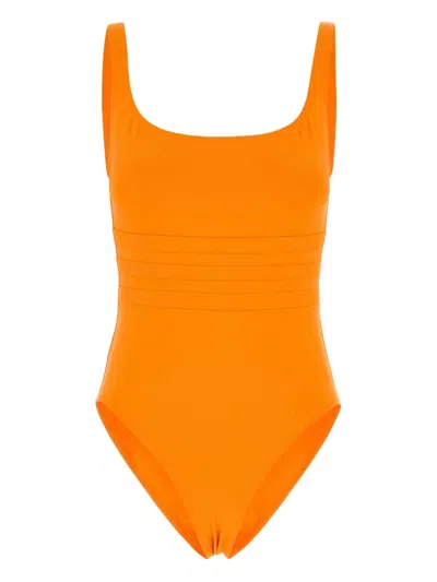 Eres Orange Stretch Nylon Asia Swimsuit