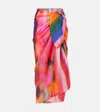 Eres Atmosphere Bore Silk Beach Cover-up In Multicoloured
