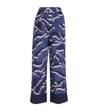 Eres Atoll Wide-leg Trousers In Blue