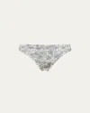 Eres Avoine Floral-print Briefs In Imprime Coquelicot