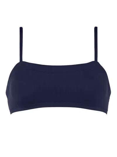 Eres Azur Bikini Top In Bain De Minuit