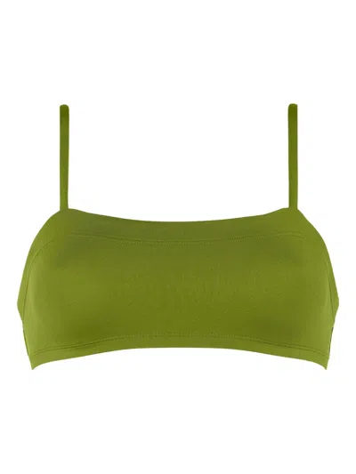 Eres Women Green Stretch Nylon Azur Bikini Top