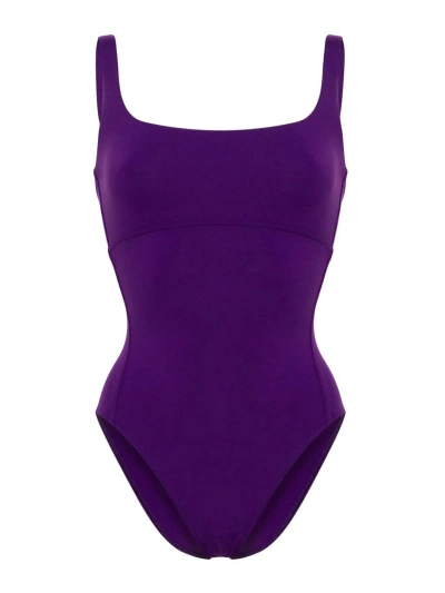 Eres Backless Swim Suit France Size In Purple