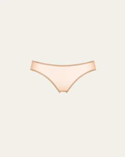 Eres Bambin Low-rise Stretch Tulle Briefs In Cosmetic