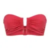Eres Bandeau Bikini Top With Bust Shirring