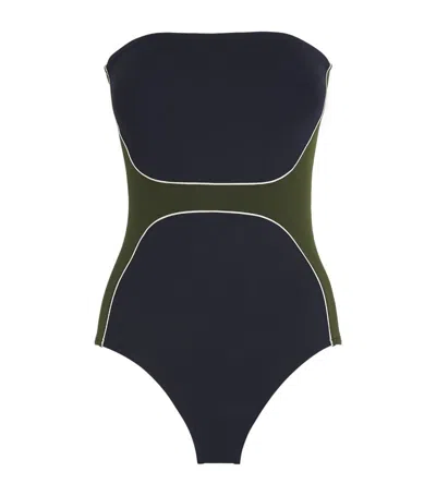 Eres Championne Strapless Swimsuit In Multicolor