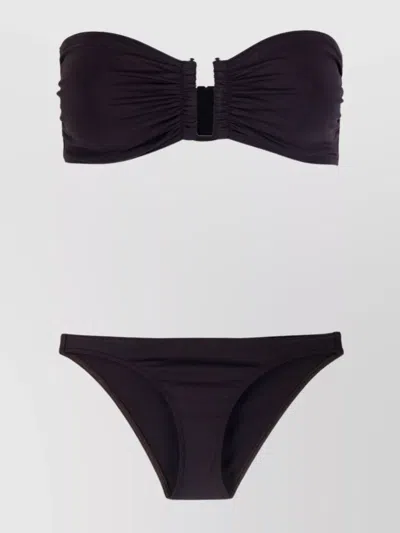 Eres Bandeau Top Low-rise Bottoms In Brown