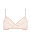 Eres Bel Sheer Tulle Triangle Bra In Neutrals