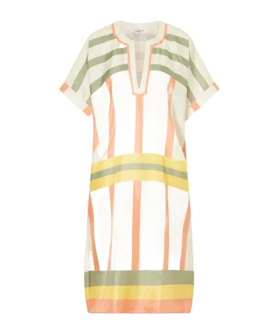 ERES BERLINGOT PRINTED SILK-TWILL KAFTAN