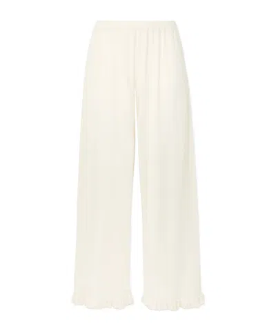 Eres Bernard Straight-leg Pajama Trousers In Ivory