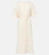 Eres Bibi Linen Kaftan In White