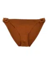 Eres 'cove' Bikini Bottoms With Adjustable Side Straps In Brown
