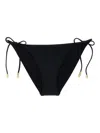 Eres Bikini Bottoms Tie-side Gold Accents In Blue