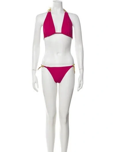 Pre-owned Eres Bikini In Pink