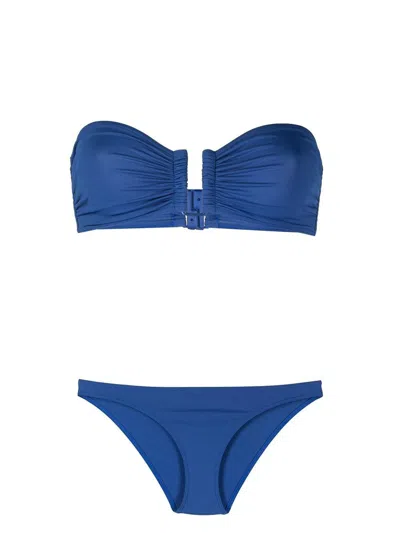 ビキニ ERES Women Swimsuit 032312042312 MARACAS BLUE Eres 031404041807 0120923e Maracas In Blue | ModeSens