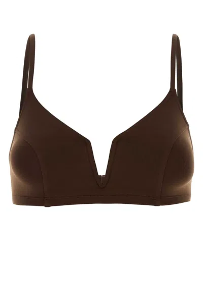 Eres Bikini Top In Brown