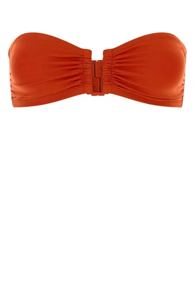 Eres Bikini Top In Orange