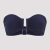 Eres Show Bandeau U-hardware Bikini Top In Blue