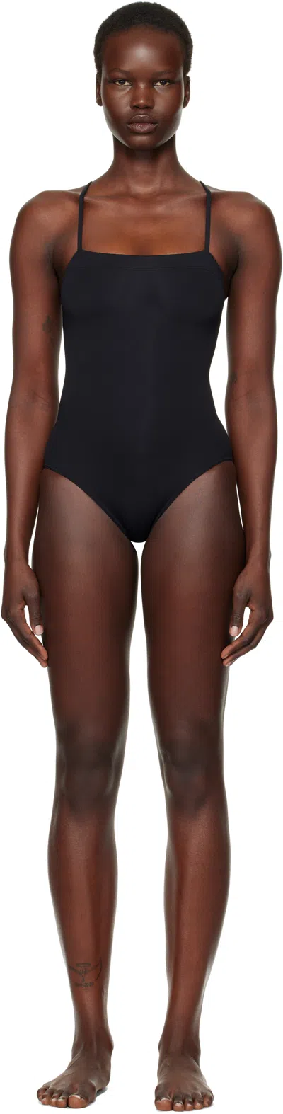Eres Black Aquarelle Swimsuit In 999900p Noir N