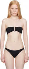 Eres Black Show Bandeau Bikini Top