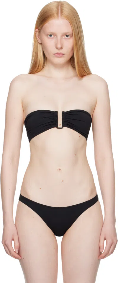 Eres Black Show Bandeau Bikini Top