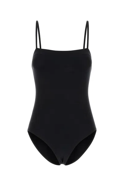 Eres Black Stretch Nylon Aquarelle Swimsuit