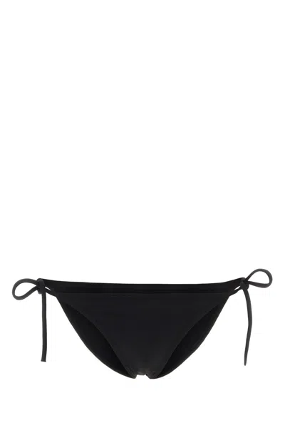Eres Stretch Nylon Bikini Bottom In Noir