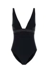 Eres Women Black Stretch Nylon Sillage Swimsuit In Black