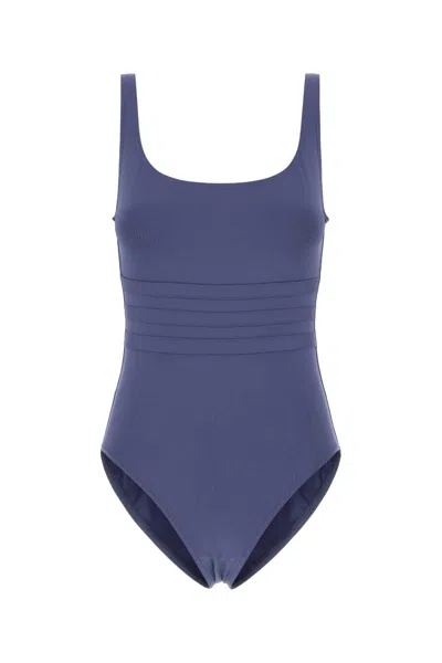 ERES BLUE STRETCH NYLON ASIA SWIMSUIT