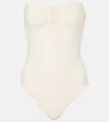 Eres Bossa Nova Ribbed Swimsuit In Weiss