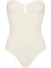 Eres Bossa Nova Ribbed Swimsuit In White