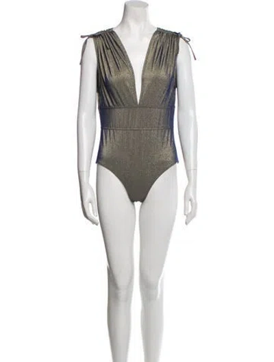 Pre-owned Eres Bow Accents One-piece W/ Tags In Multi