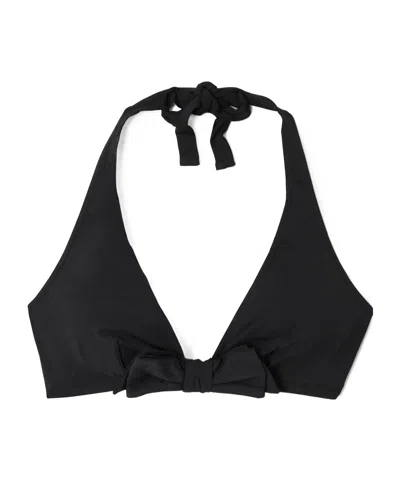 Eres Bow-detail Halter Bikini In Black